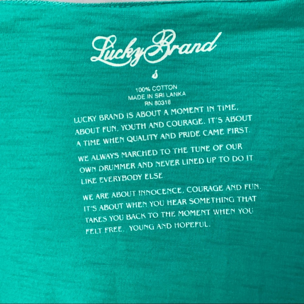 LUCKY BRAND NWT EMBROIDERED HOODIE BLOUSE TOP pending - Picture 6 of 6
